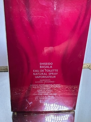 Basala Shiseido edt 100 ml. Rare vintage 1993 original edition Sealed bottle - Picture 5 of 7
