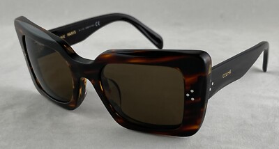 Authentic Celine Shadow Sunglasses Black Havana Tortoise Celine Shadow Sunglasses CL 41026/S Black Havana 1720196  main image 4