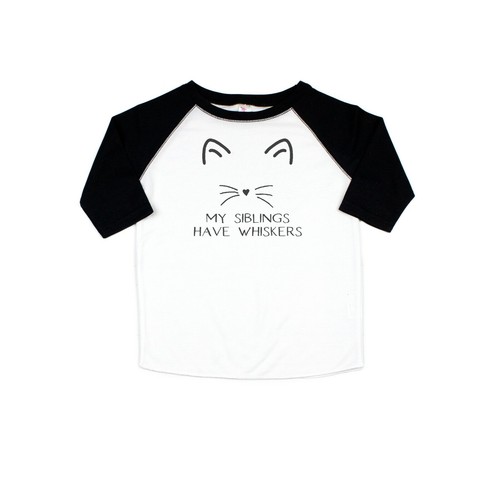 TODDLER CAT SHIRT, My Siblings Have Whiskers, YOUTH TEE, KID'S RAGLAN, CHILD'S T - Picture 10 of 14