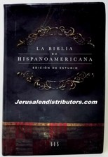 Biblia Hispanoamericana Edici n De Estudio Interconfesional. Tapa Vinil.