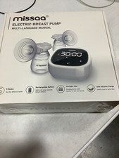 MISSAA Double Electric Breast Pump, Breast Pump Hands Free with 5 Modes NEW
