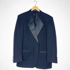 Burberry Black Tuxedo Men's Blazer Sport Coat Size 42
