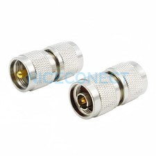 1x N Male to UHF PL-259 Plug Male PL259 Adapter Straight RF Coaxial Connector