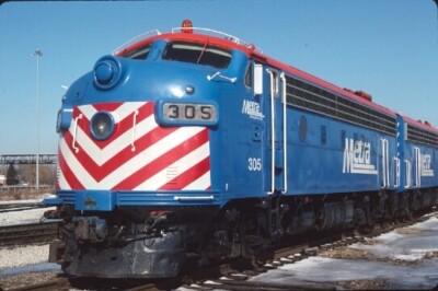 Metra 305 F-7A Blue Island IL ORIGINAL DIA 02-15-94 T17-7