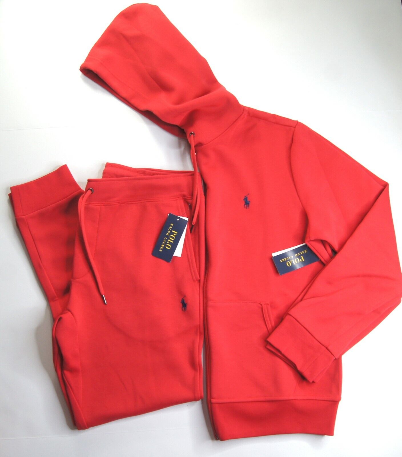 Shop Polo Ralph Lauren Fleece Full Zip Hoodie 710813297012-RED