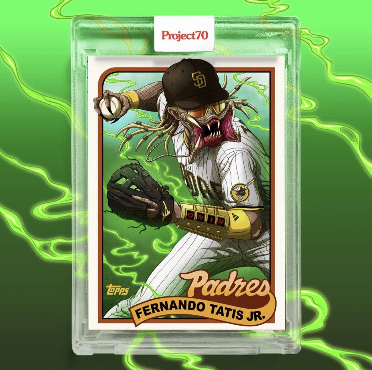 Fernando Tatis Jr. by Alex Pardee Topps Project 70 Card 411 Fernando Tatis Jr. by Alex Pardee Topps Project 70 Card 411
