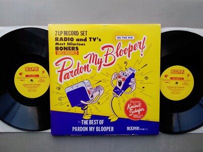 Kermit Schafer LP Vinyl Bloopers Records #PMB1-2 copy 2  Pardon My Blooper!   