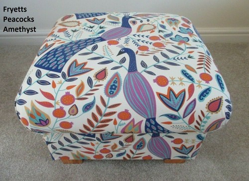 Storage Footstool Hound Dogs Duck Egg Fabric Pouffe Sausage Dog Green Ottoman - Picture 23 of 24