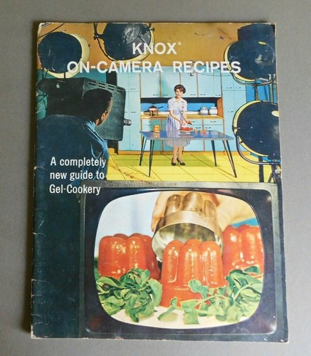Knox On-Camera Recipes: Complete Guide to Gel-Cookery - 1963 Cookbook paperback