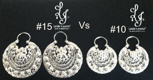 Arracadas Jerezanas #15 DOBLE VISTA silver .950 handmade Jerez Zacatecas via DHL - Bild 11 von 12