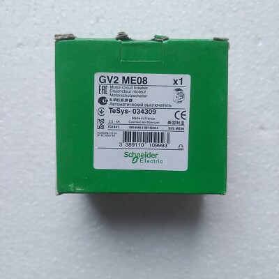 SCHNEIDER ELECTRIC GV2-ME08 Motor Circuit Breaker GV2ME08 MADE IN FRANCE