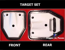 NEW! Hunter Hawkeye Wheel Alignment F&R Target Housing Replacement 2pc Combo Set