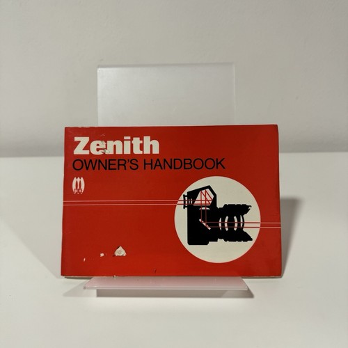 Zenith Zenit Camera Original Owners Handbook Instructions Manual English, VGC