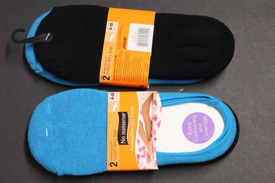 2 pares de zapatos de rizo de algodón con forro de aromaterapia sin tonterías 4-10 amortiguación Foto 3 de 4