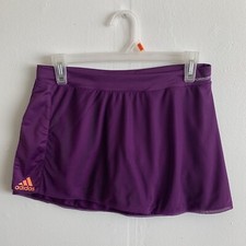 Adidas Women  s Adizero Formotion Purple Orange Tennis Skirt Skort Size Small