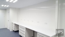 ROCKWALL PVC Hygienic 8 x 4 wall cladding and 8 foot fixing trims - WHITE 