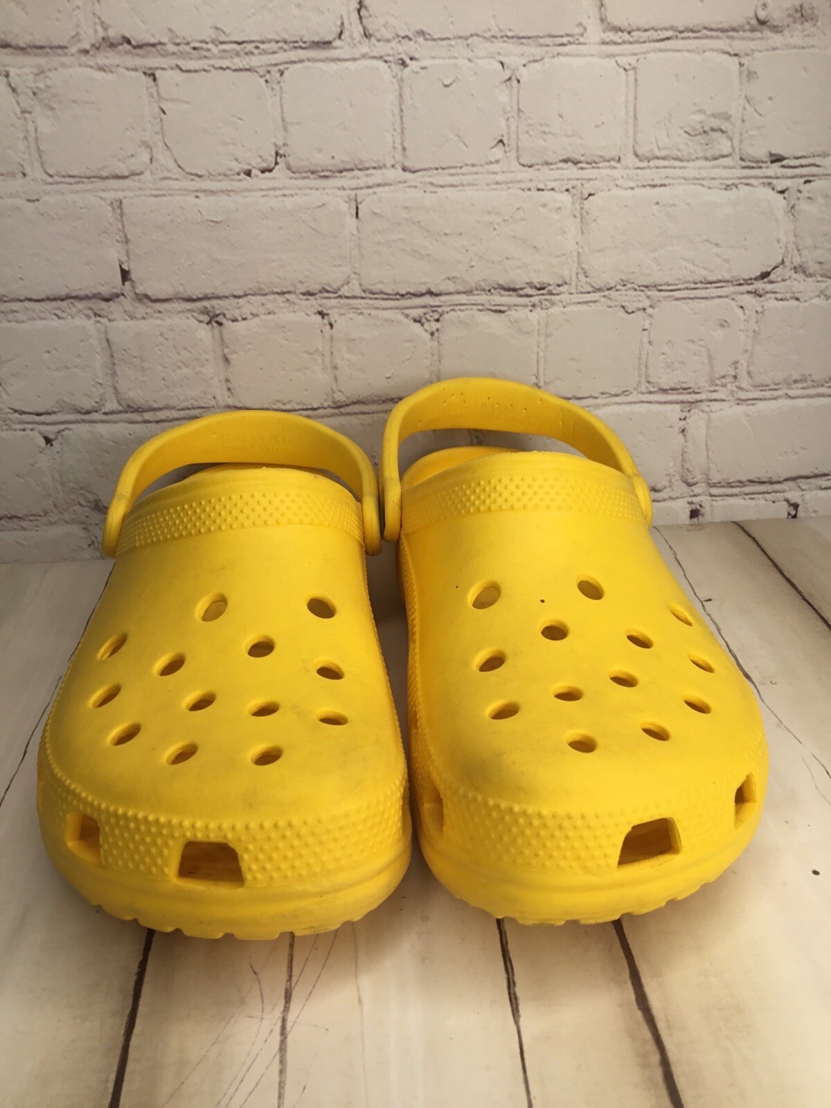 crocs mustard yellow