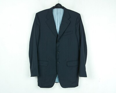 Corneliani Nadelstreifen M Hergestellt IN Italien Wollblazer UK40L US Jacke EU50