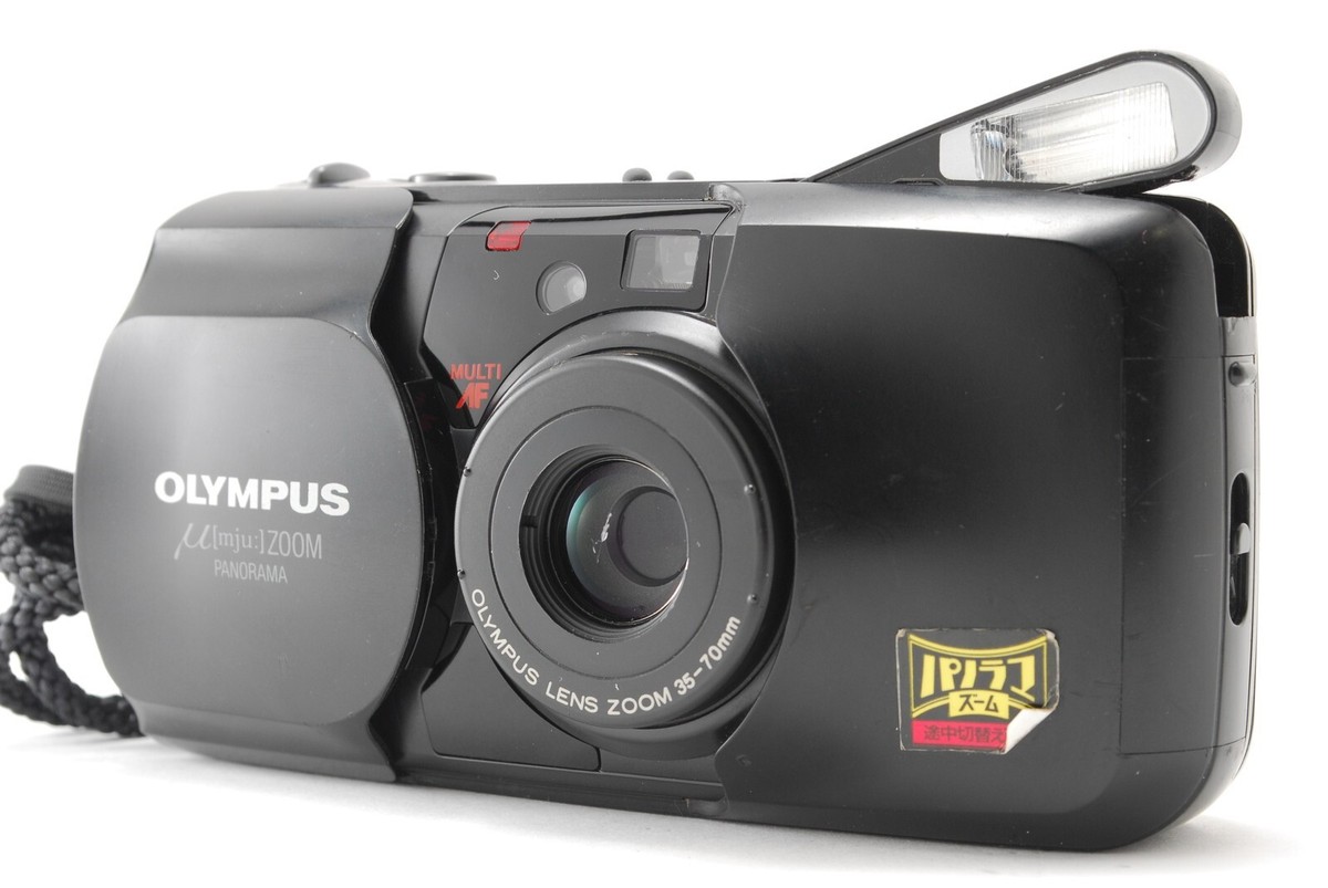 OLYMPUS μ[mju:] PANORAMA 35mm F3.5 Olympus μ mju Panorama 35mm f/3.5 Point & Shoot Film Camera