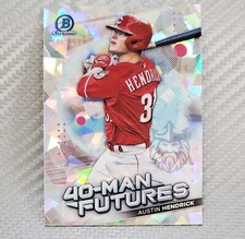 Austin Hendrick /150📈2021 Bowman Chrome 40-Man Futures Atomic Refractor #FMF-24