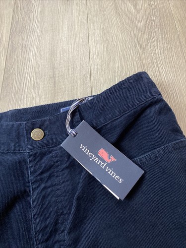 Vineyard Vines Corduroy Pants Navy Blue Pants Size 31 Measures 32x32 New - Picture 3 of 9