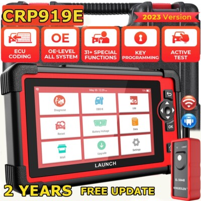 LAUNCH X431 CRP919E PRO OBD2 Car Diagnostic Scanner Full System Bi-Directional
