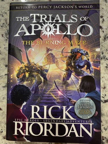 The Burning Maze (Trials of Apollo, The Book Three) by Rick Riordan ...