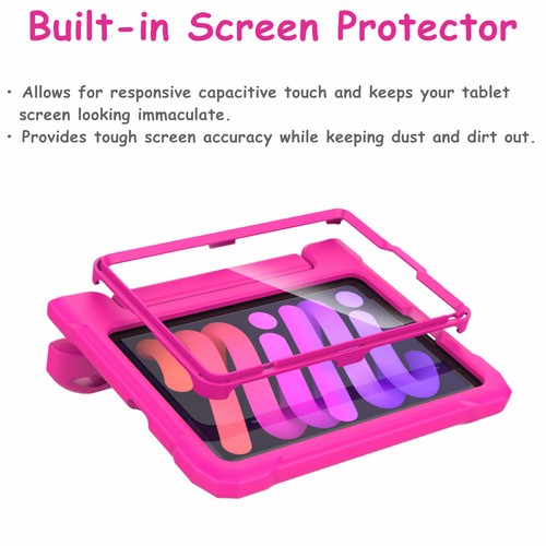 Kids Case for iPad Mini 6 Gen 8.3" 2021 Release, with Built-in Screen Protector - Picture 2 of 59