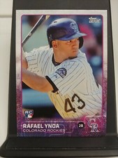 2015 Topps Series 2 Rafael Ynoa RC #695 Colorado Rockies