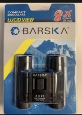 Binoculars 8x21 AB10109 Barska Lucid View NIB Sealed SameDayHandling Fast USPS