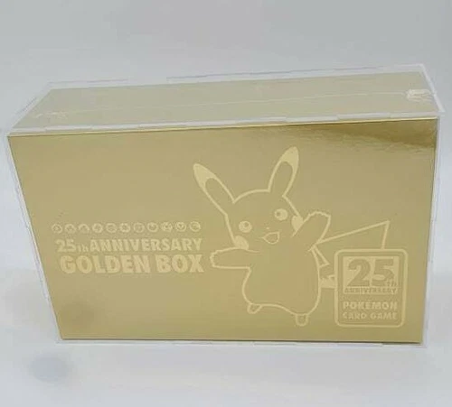 Pokemon 25th Golden Box Acrylic Case Framing/Display Quality Original Case Only