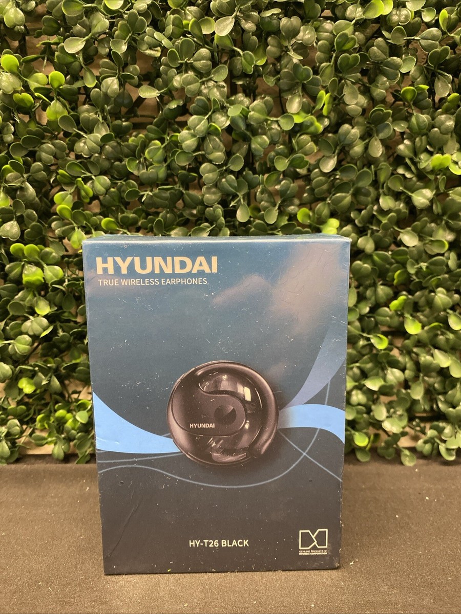 ワイヤレスイヤホン HYUNDAI アクセ付き シルバーorブラック ワイヤレスイヤホン HYUNDAI アクセ付き シルバーorブラック