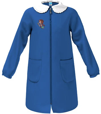 Grembiule Siggi Blu Bimba scuola primaria con cerniera