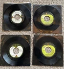 Beatles Apple Records 45s - Lot of 4