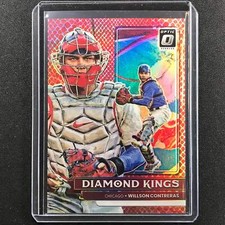2022 Donruss Optic Willson Contreras Diamond Kings Red Dragon 82/99