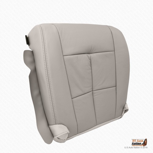 2010 2011 2012 Lincoln Navigator Left & Right Bottom Leather Seat Cover In Gray - Picture 7 of 11
