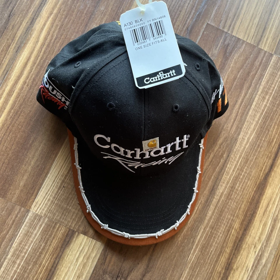 NASCAR CARHARTT racing Matt Kenseth Barbedwire #17 Hat New With Tags - Image 2 of 4