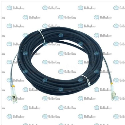 Outdoor Field Fiber Patch Cord LC UPC to LC UPC MM Multi-Mode Duplex Cable 20M #