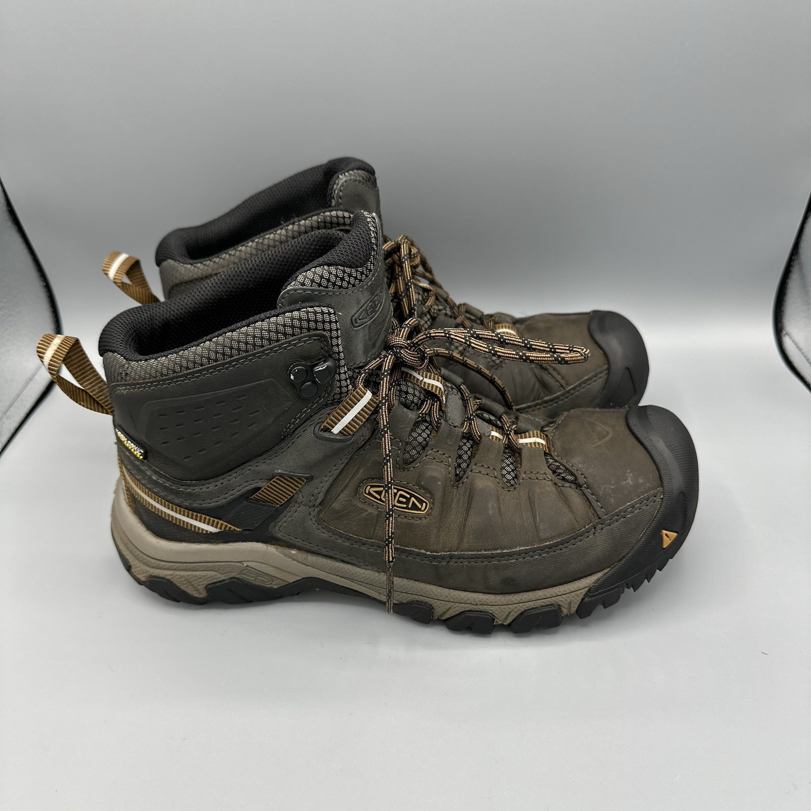 Stivali da trekking Keen Targhee III da uomo taglia 8 5 marroni scarpe impermeabili medie 1017787