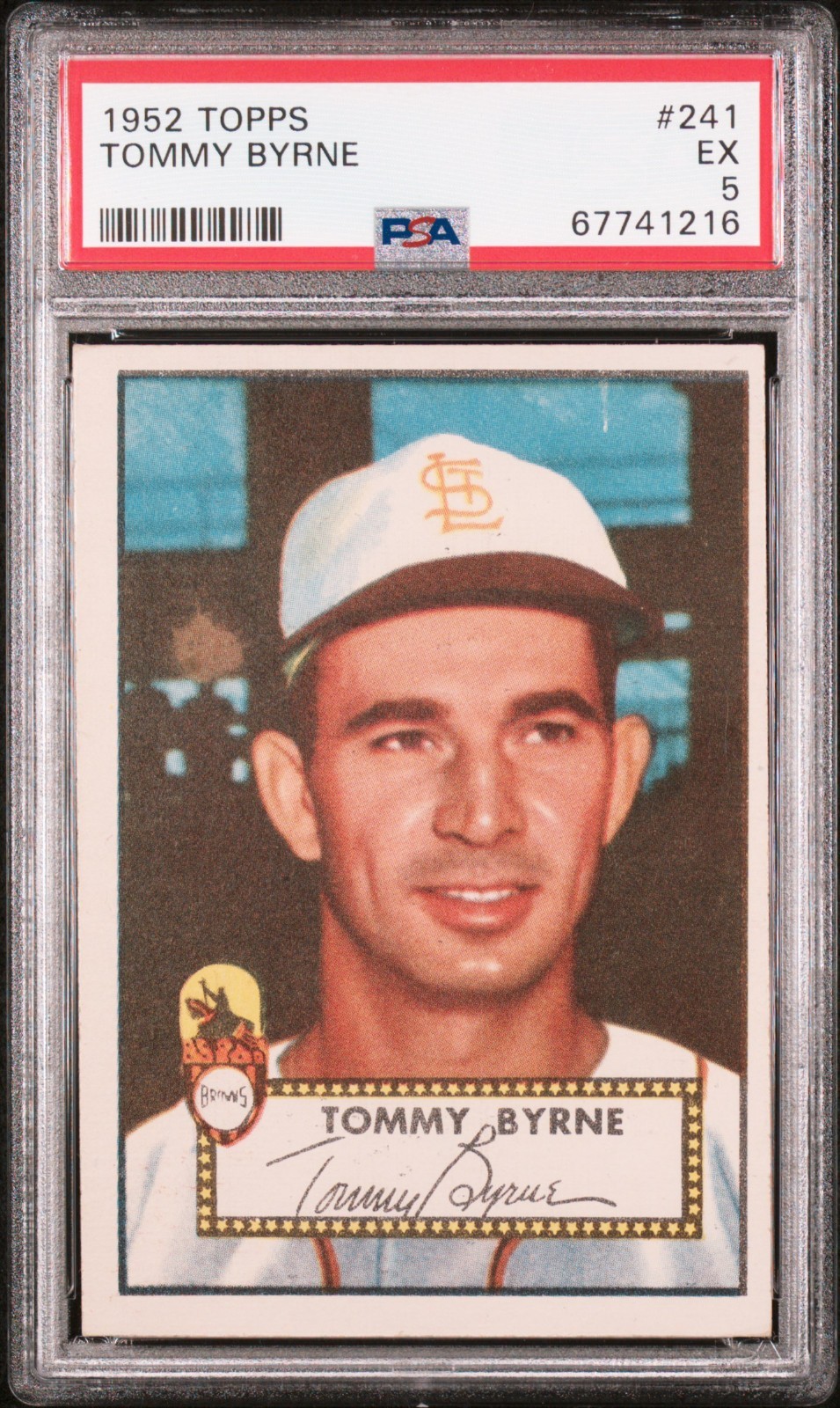 1952 Topps - Tommy Byrne #241 PSA 5