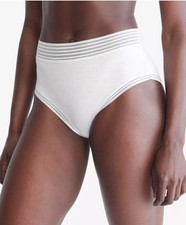 Calvin Klein Ultra Soft High Waist Modern Brief L Whithe