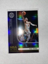 2024-25 Panini NBA Hoops Trae Young Frequent Flyers HOLO Atlanta Hawks #12