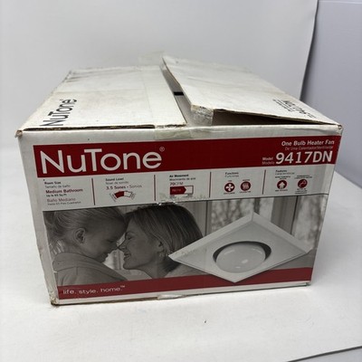 Exhaust Fan In Ceiling  with 250-Watt Infrared Bulb Heater by Nutone 9417DN
