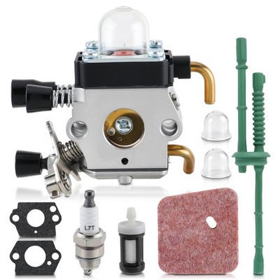 New Carburetor for STIHL FS55 FS55R FS55RC KM55 HL45 KM55R FS38 w/ Fuel Line USA