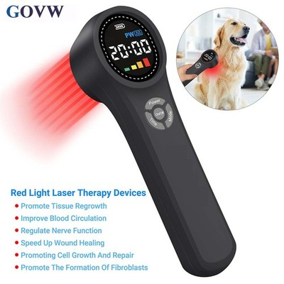 Portable Cold Laser Therapy Device 24 Diodes 3-Wavelength for Muscle Pain Relief