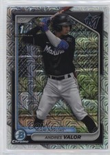 2024 Bowman Chrome Prospects Mega Box Mojo Refractor Andres Valor #BCP-196 2x9
