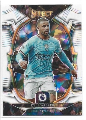 2022-23 Panini Select EPL Kyle Walker White Ice /25 #65 Manchester City Treble