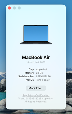 未開封 MacBook Air M4 24GB 512GB AppleCare AMAZING 2025 13