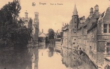 BELGIUM BRUGES QUAI DU ROSAIRE