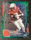 2025 Bowman Chrome University Football Green Mini-Diamond Refractor Nyziah Hunter #10